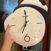 Creative Panda Clock Can Swing Silent Mute Wall Hanging Clock Watch Coffee Living Room Children's Room Decorative Clock