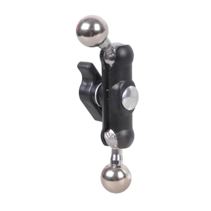 

Adjustable 17mm to 17mm Ball Mounting Arm Heavy Duty Iron Clamp Rotatable Metal Clamp for Mobile Phone Monitor Video 1