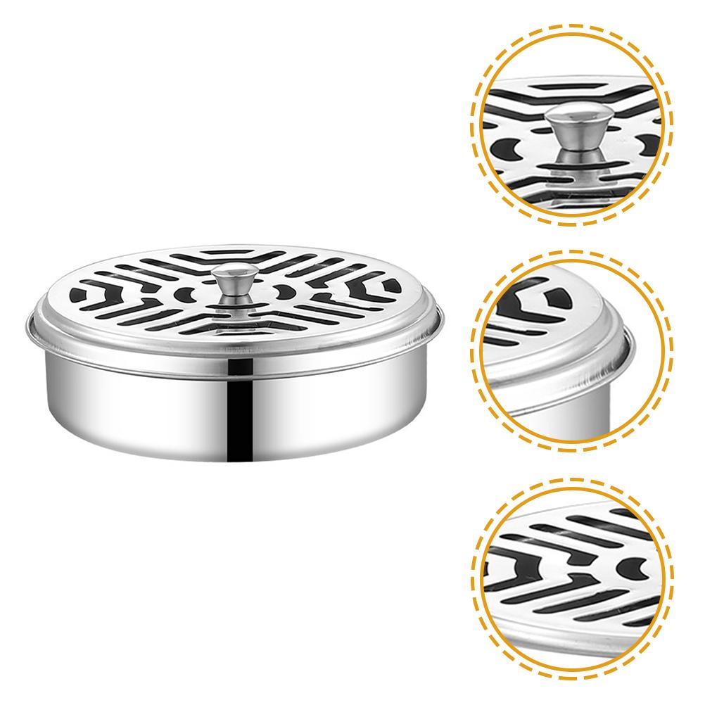 

Подставка для благовоний в стиле ретро, переносная винтажная горелка для палочек, уличная серебряный