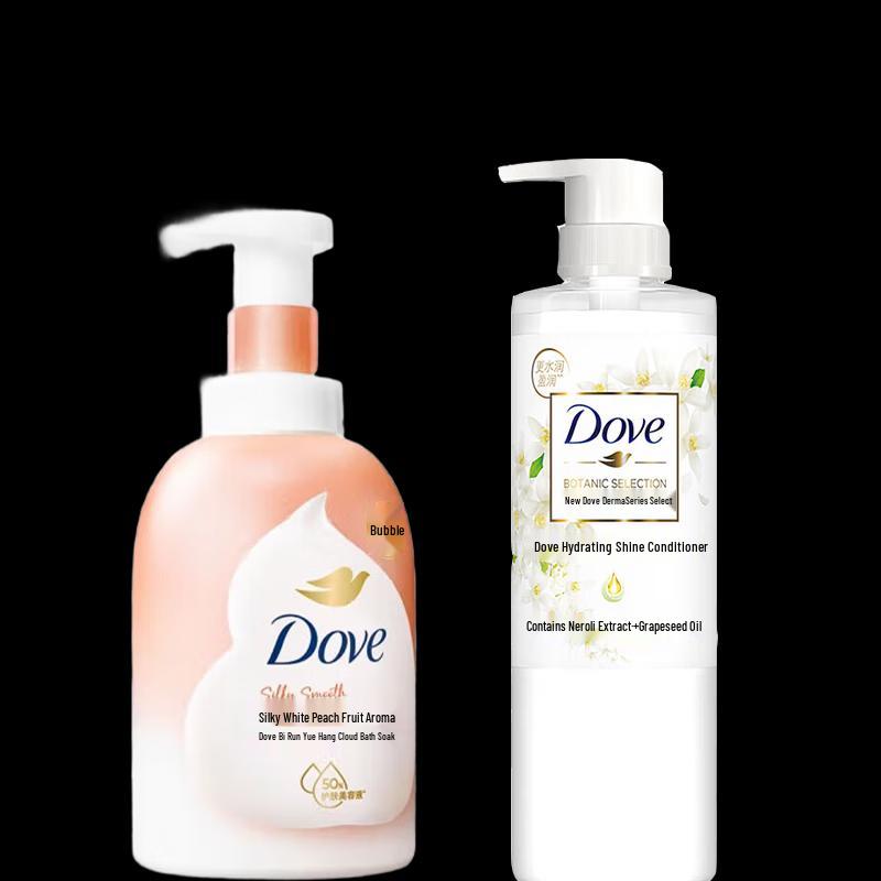 

Dove White Peach Shower Foam & Botanical Conditioner Bundle