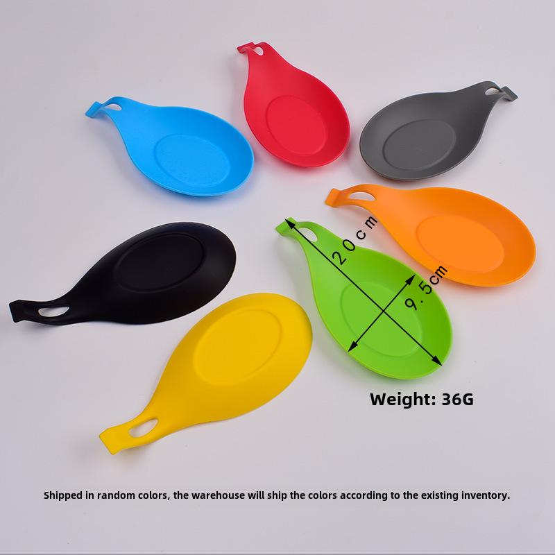 

Силиконовый держатель для ложки и лопатки – термостойкая подставка для кухонных принадлежностей Gray