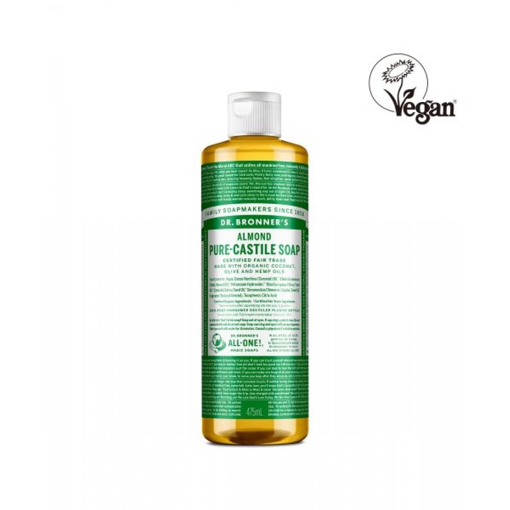 Dr.bronner S [face   Body cleanSer] Almond Pure caStile Soap 475ml Almonds 475ml