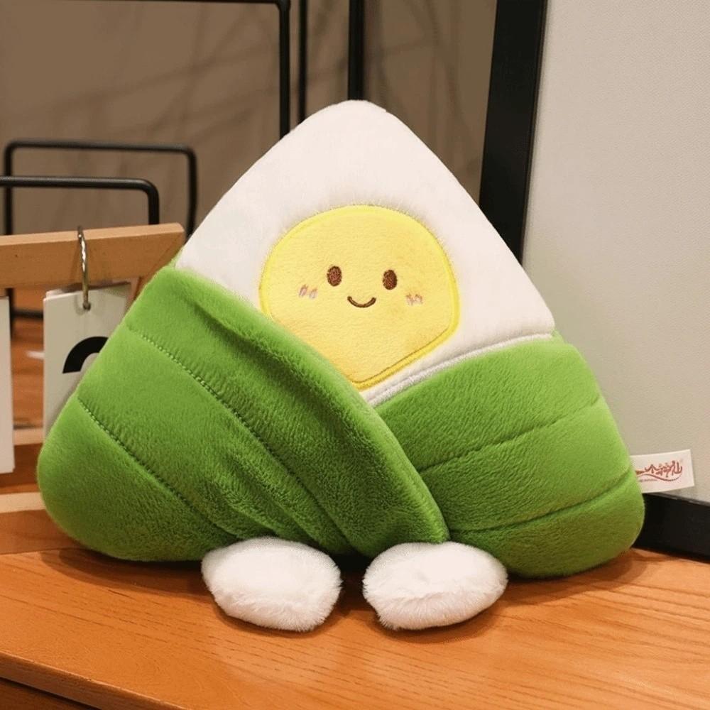 Ultra-Soft Velvet Cartoon Zongzi Plushie Dragon Boat Festival Doll Bedside Comfort Toy