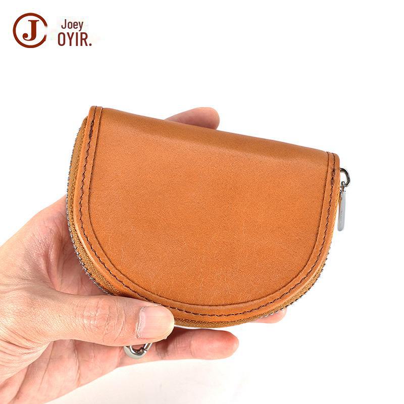 Women's Genuine Leather Mini Coin Purse - Luxury Summer Cowhide Wallet