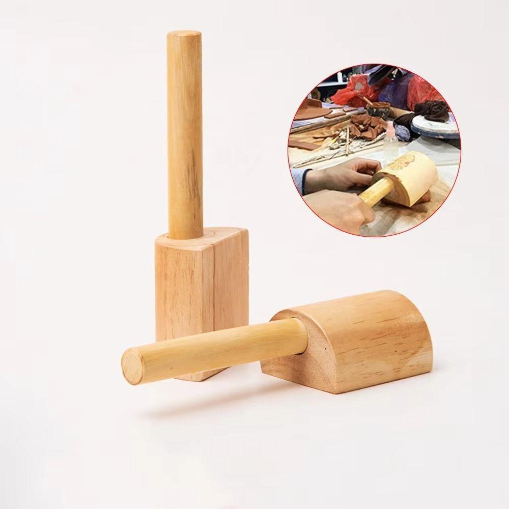 Portable Mud Hammer with Handle Mud Molding Tool Clay Clapper Clay Paddle Hammer  DIY Crafts