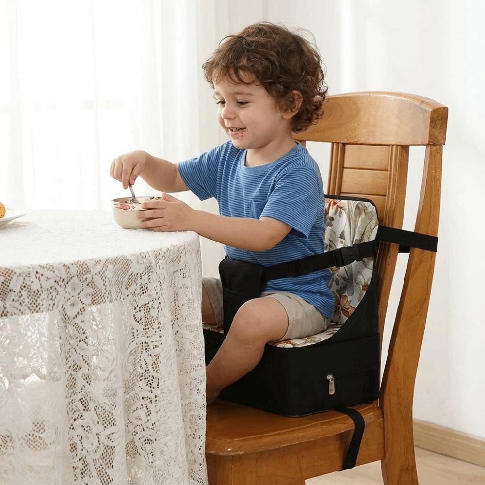 Easy Clean Toddler Dining Chair Cushion Foldable Anti-Slip Booster Seat Pad Travel Use
