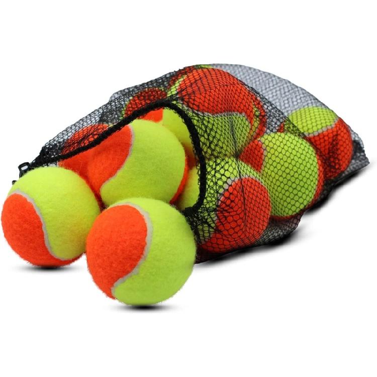 12pcs High Elasticity Impacts Resistance Tennis Beaches Tennis Paddleball Training Practice Sport Rubber Tennis