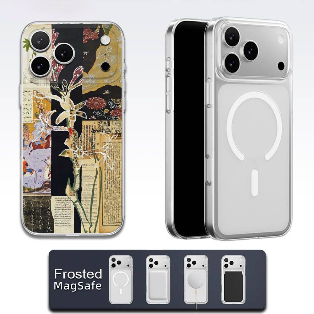 

China-Chic Mosaic Graffiti Green Rattan Phone Case For iPhone 17,16,15,14,13,12,11,Pro,Max,Plus,E,Air,Mini Magsafe Transparent iPhone16e