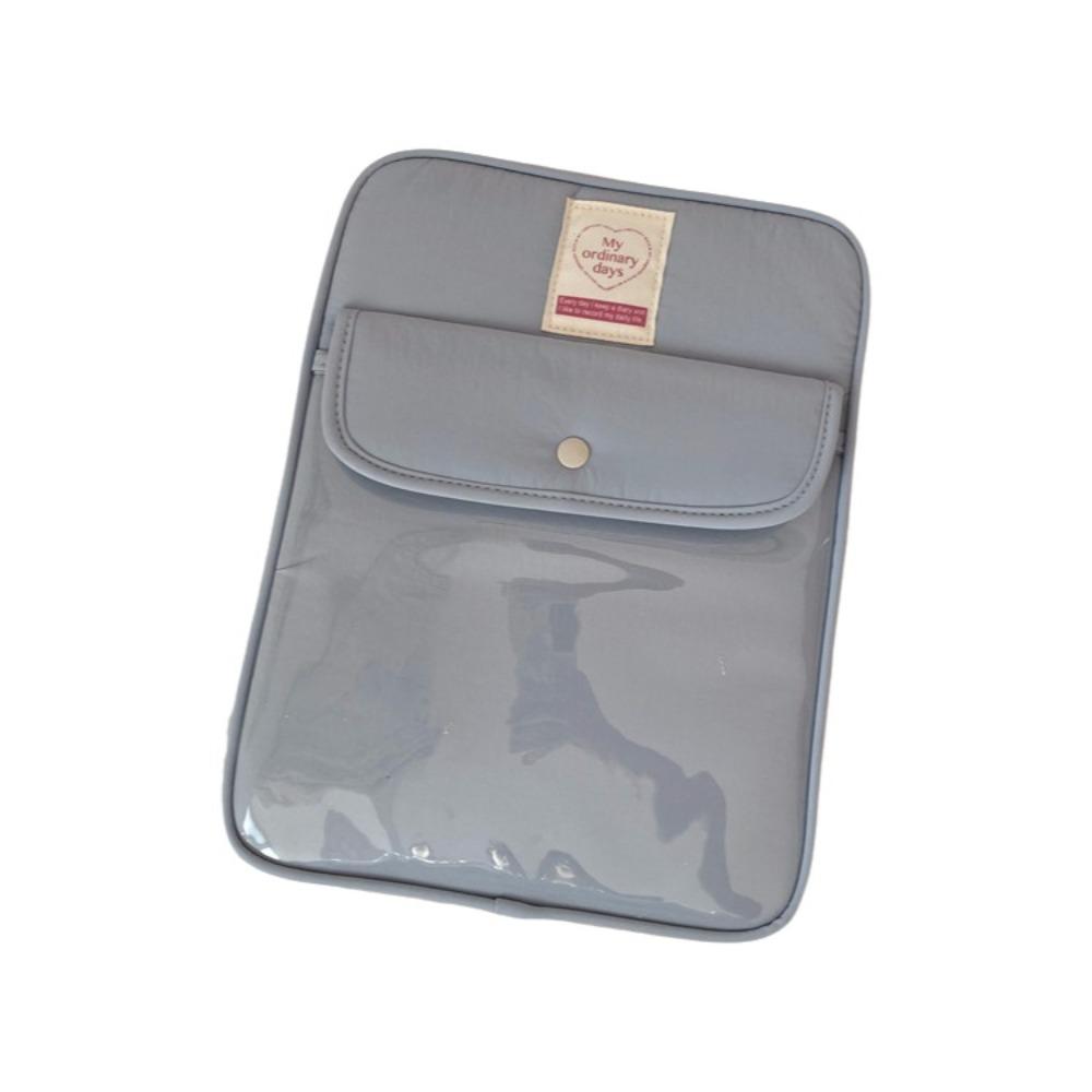 

Клатч с несколькими карманами, дизайн с пряжкой, чехол для планшета, портативный чехол для переноски планшета, школа синий