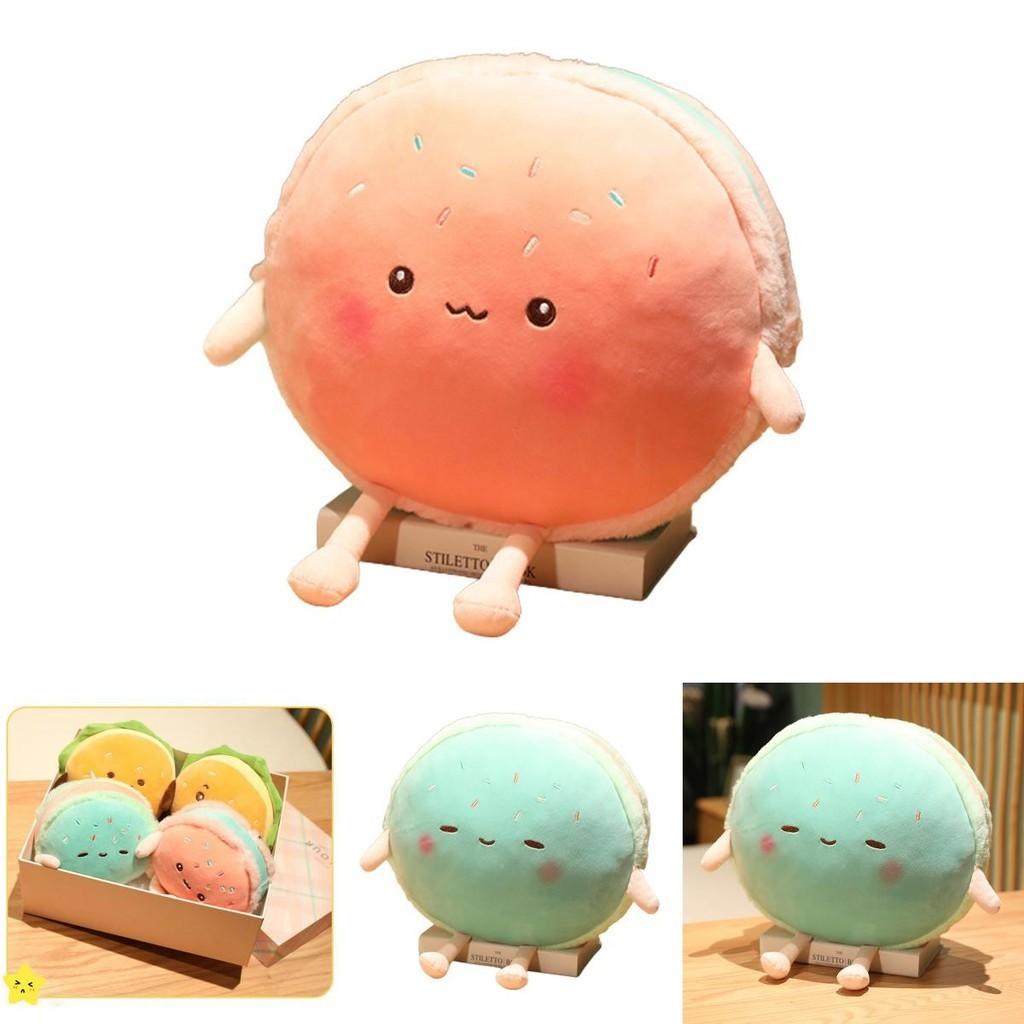 Hamburger Plush Toy With Pp Cotton Soft Filling For Kids Gift And Cozy Hand Warmer