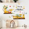 English Kitchen Bee Butterfly Cartoon Wall Sticker Classic Background Wall Living Room Bedroom Decoration Wall Sticker 30x60cm