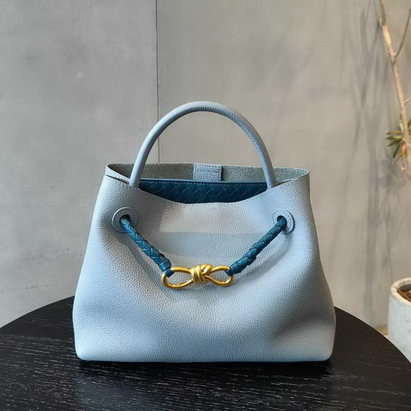 2026 Neue Leder-Damenhandtasche erste Schicht Rindsleder Retro gewebte Schmetterlingsschnalle Einzel-Schulter-Diagonal-Tasche