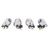 4 Peças Maçaneta de Porta Externa Cromada 69220‑60061 Substituição para Land Cruiser 1998‑2007