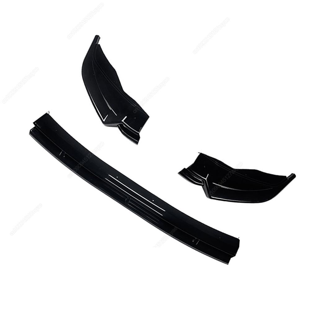 Car Front Bumper Lip Splitter Diffuser Spoiler Protector For VolksWagen Tiguan MK2 R-Line 2017-2020 Pre-Facelift Bodykits Tuning