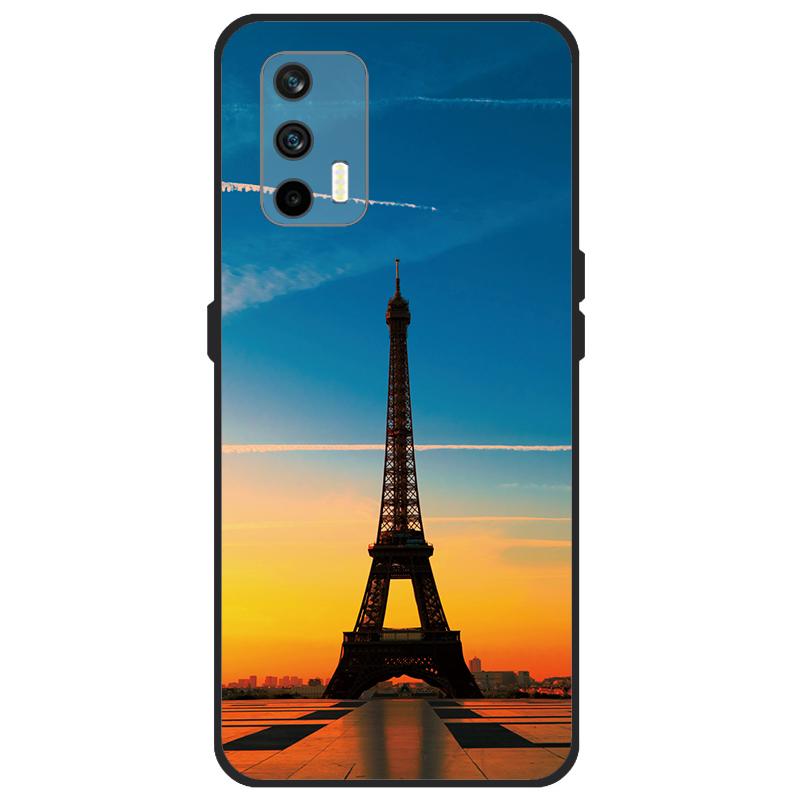 Funda Para Realme GT 5G Funda RMX2202 Cubierta Trasera de Silicona Suave Para OPPO Realme GT 5G 6.43 pulgadas Dibujos Animados TPU Parachoques de Teléfono Bolsas Estuche
