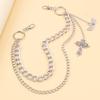 Metal Cross Heart Wing Body Chain With Lobster Clasp For Unisex Adults