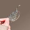 Rhinestone Butterfly Brooch Butterfly Wing Lapel Pin Sweater Cardigan Coat Business Suit Decoration Women Clothing Accessories