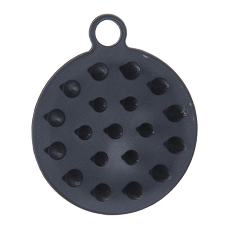 Silicone Scalp Massage Brush Hair Washing Brush Wet and Dry Shampoo Brush Body Scrubber Bath Brush Head Massage Brush