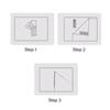 Professional Projector Screen Foldable Design 30°Viewing Angle Improved Brightness For Home Theater Optical Coated