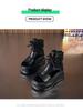Women's 2025 Summer Trendy Platform Wedge Sandals - Genuine Leather, Fish Mouth Design, Thick Sole, Roman Style