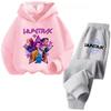 Streetwear 90s Sets Children Hoodies Kpop Demon Hunters Pullover Sweatshirt Anime Trucksuit Cartoon Girls Boy Kids  Clothes