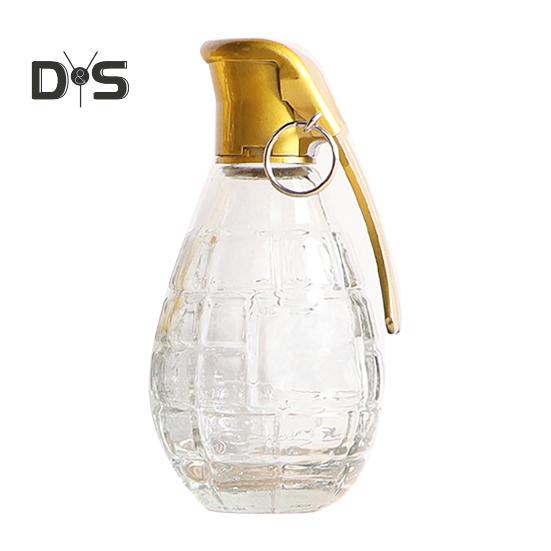 120 ml Whisky-Karaffe, kleine Whiskyflasche aus Glas für Bourbon, Brandy, Likör, Rum, klares Trinkgeschenk für Mann, Vater, Ehemann