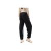 Anta Comfortable Casual Loose High-Waisted Fleece Simple Straight Leg Knitted Sports Pants Women pants Basic-Black 962447305-1
