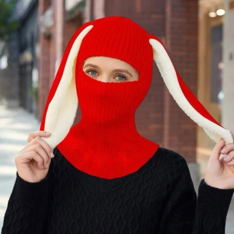 Balaclava Hat Funny Crocheted Hat for Women Men Cosplay- Picture Props