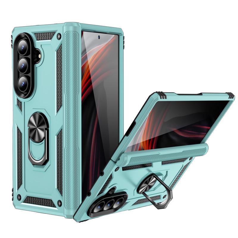 Passer til Samsung Z Fold5 Sammenleggbar Mobiltelefondeksel Z Fold7 Sergeant Anti-fall Brakett Anti-fall Deksel