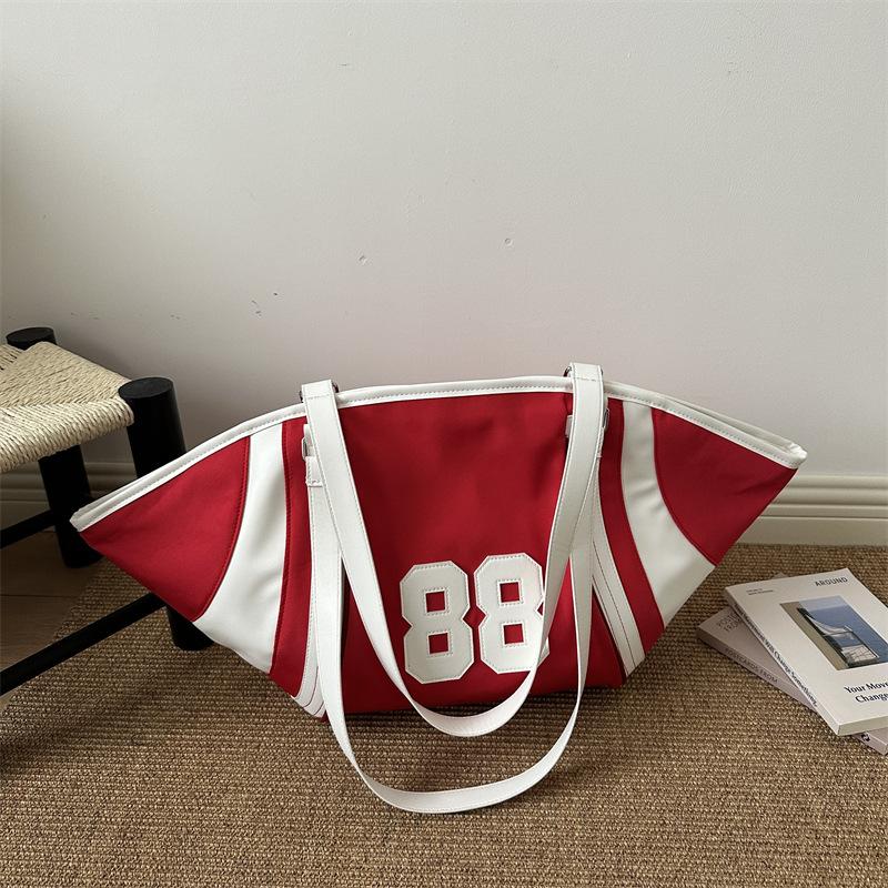 Large Capacity Trendy Casual Underarm Shoulder Bag For Women Digital Print Commute