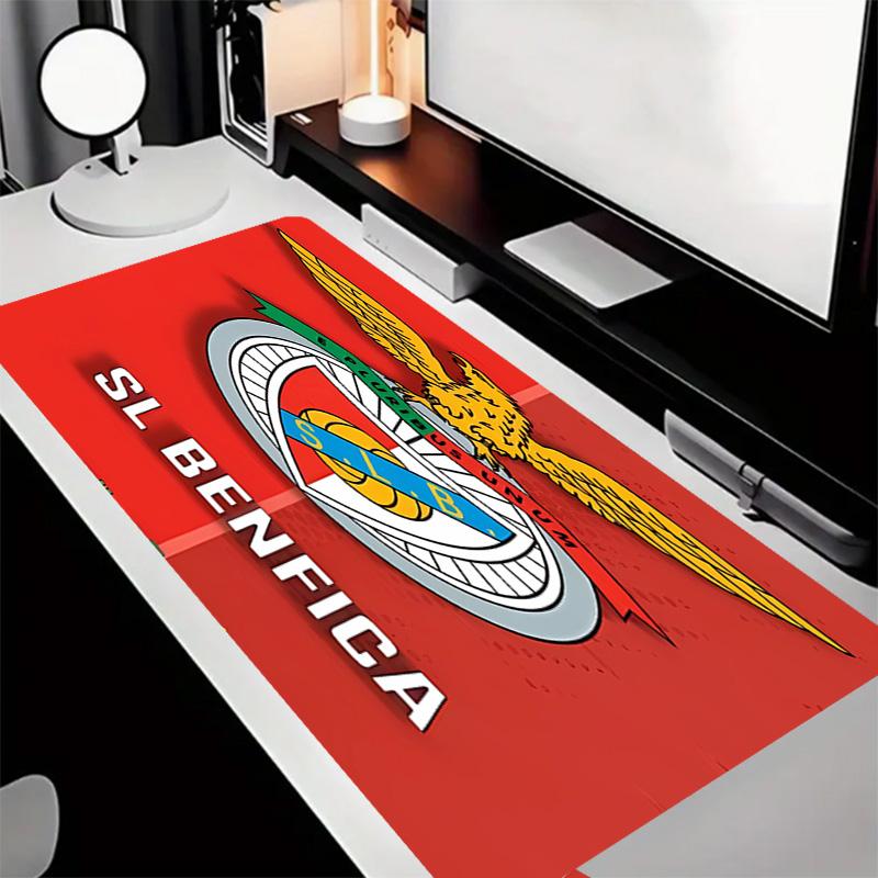 Sport Lisboa e Benfica Theme Premium Non-slip Mouse Pad with Stitched Edges,Durable Rubber Material,for Desktop & Gaming Great Gifts
