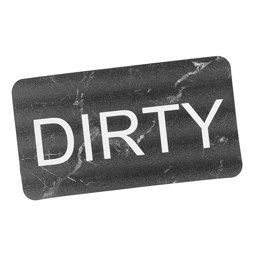 Dishwasher Magnet Double Sided Clean Dirty Word Magnet Waterproof Anti Scratch DIY Fridge Magnet for Kitchen Marble
