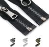 10/24/123Pcs Metal Zipper Head Sliders Retainer Insertion Pin Zipper Top Stopper Ends for Coat Jacket Clothes Repair Kit