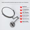 8 Inch Wall Mounted Bathroom Mirror Makeup Mirror 3X Magnifying Touch Vanity Cosmetic Mirrors No Light Style