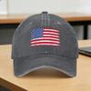 Patriotic USA Flag Th of July Washed Baseball Cap  Fitted Retro Sun Trucker Hat Spring Women Unisex Running Hippie Baseball Caps