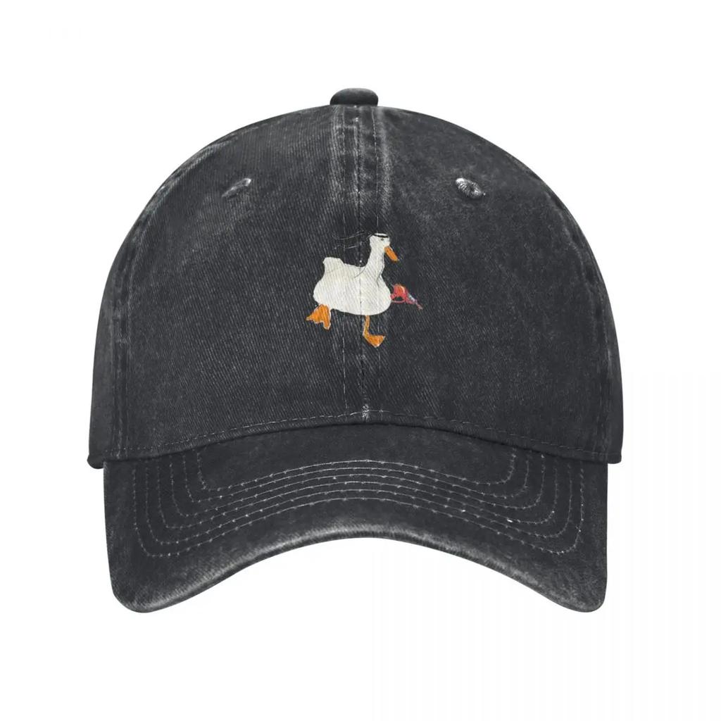Cool Duck with Ray Gun Baseball Cap Sunscreen Derby Hat Fishing Caps Unisex Snap Back Hat Caps For Women Unisexs