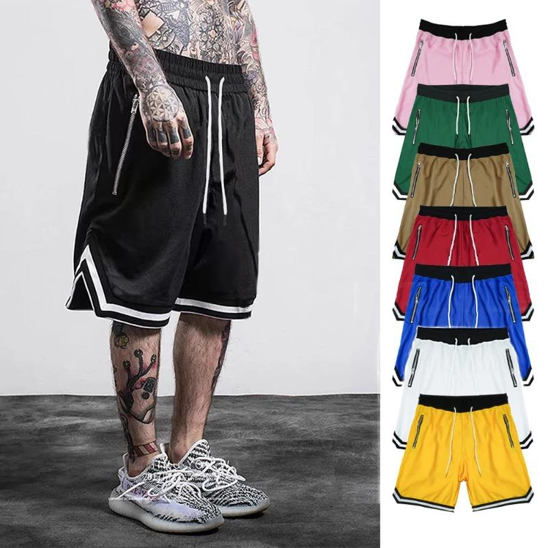 Men's Sports Basketball Shorts Mesh Quick Dry Gym Shorts Summer Fitness Joggers Casual Breathable Short Pants Scanties