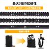PakOne Watering Extendable Hose for Car 3x Faucet 8 Watering Stretchable Garden Hose with Latex Inner Layer and Outer Abrasion Easy To Perfect for Car