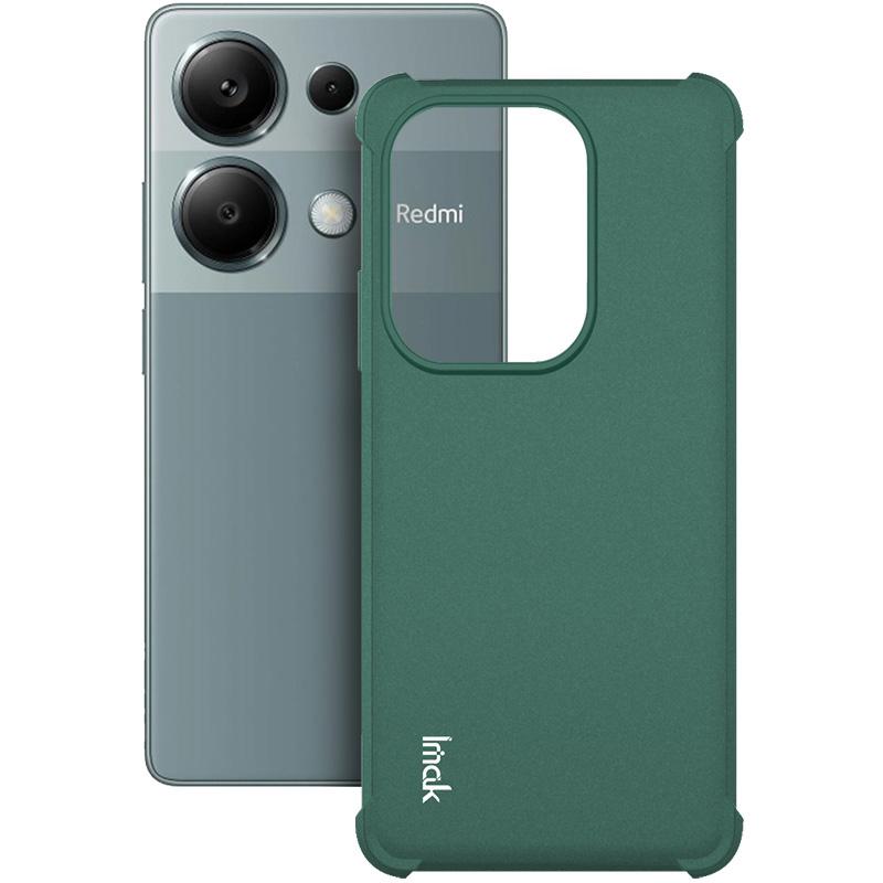 IMAK For Xiaomi Redmi Note 13 Pro 4G/Poco M6 Pro 4G Case Matte TPU Phone Cover Corners Fall Protection