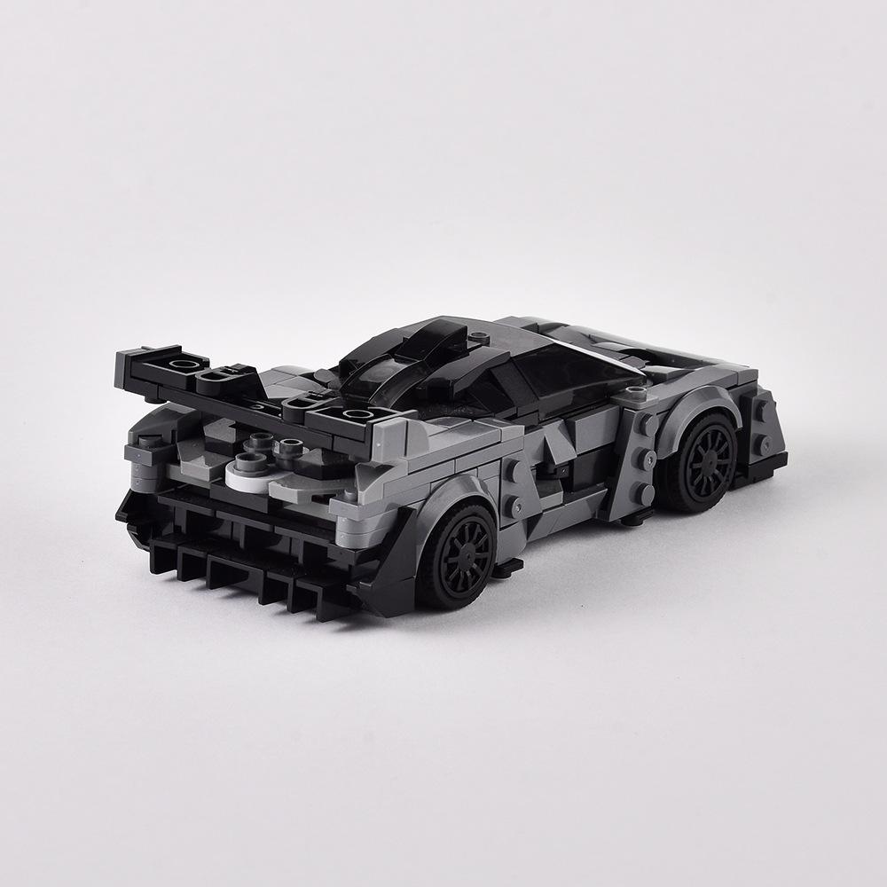 Car Building Block Nissan Gtr Sports Car Dongying Ares Racing Assembly Toy Compatible With Small Particles