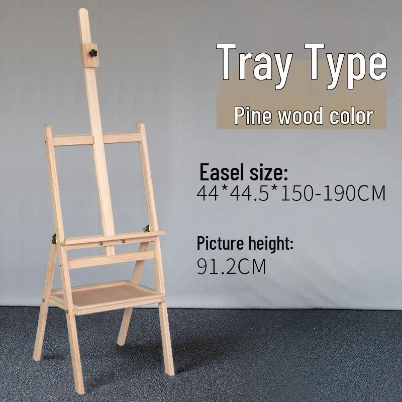 Handun Mini Pine Easel with Tray & Drawer