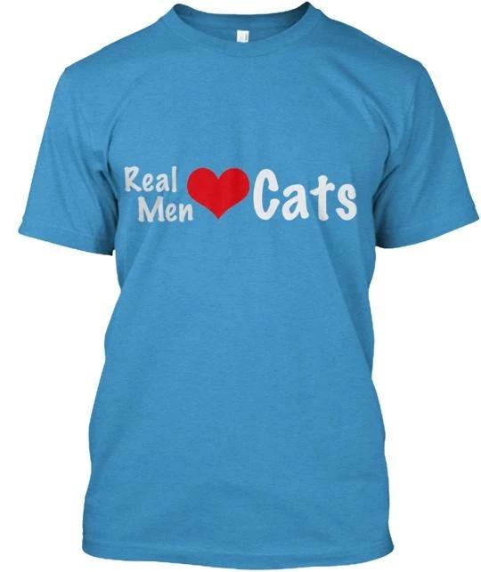 

Real Men Love Cats TTshirt Made in the USA Size S to 5XL S