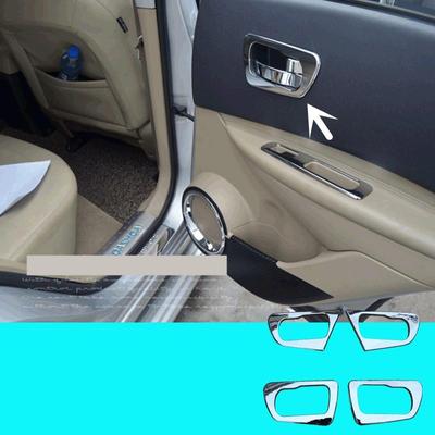 Pentru Nissan Qashqai J10 2007 2008 2009 2010 2011 2012 2013 2014 Accesorii 4 buc/set ABS Maner usi interioare Decor cadru bol