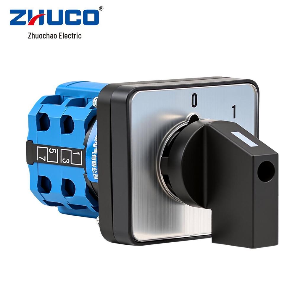 Zhuochao SZW26-20/0-2.2 Universal Changeover Switch, Three-Speed, Two-Position 012.