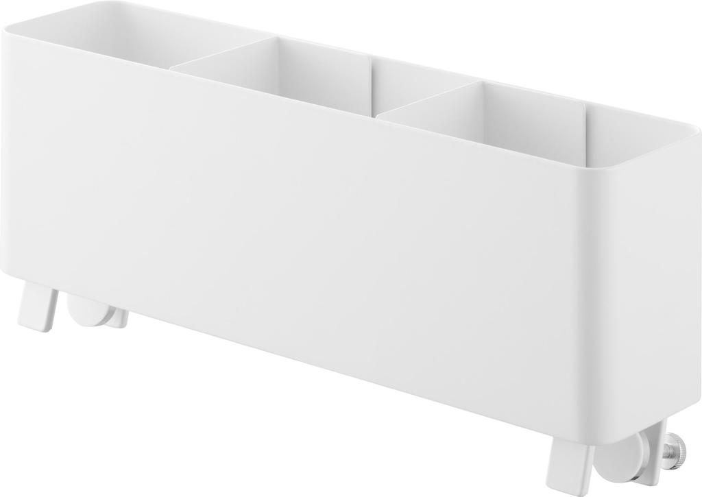 Yamazaki Storage Box for Top of Standing Tower 11128 Mirror, White,