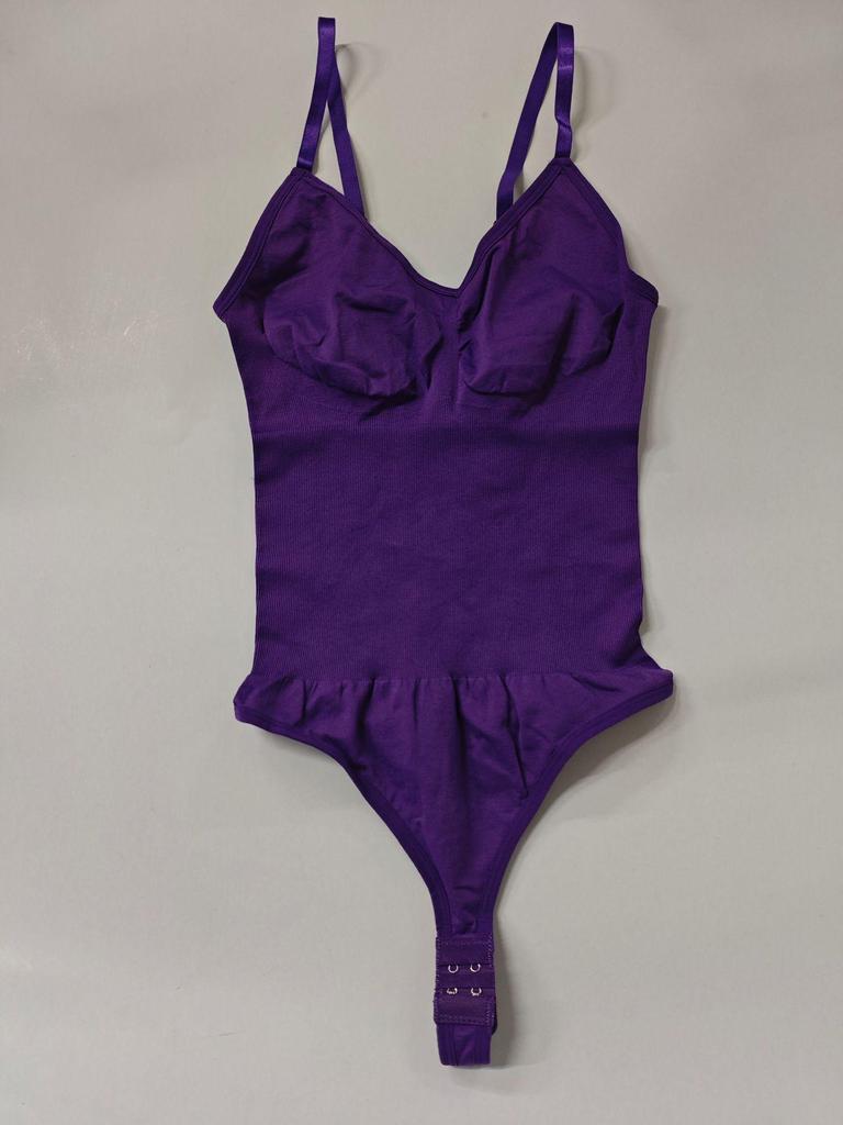 Seamless Plus Size Bodysuit: Tummy Control & Hip Lift One-Piece Shapewear