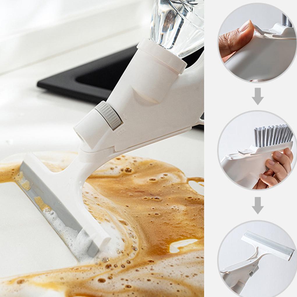 5-in-1 Multi-function Window Washing Sponge Brush Water Sprayer for Glass Kitchen Home Floor
