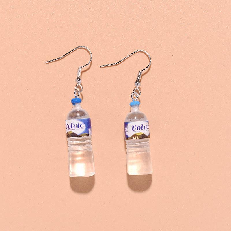 Resin Flower Bear Earrings - European & American Style