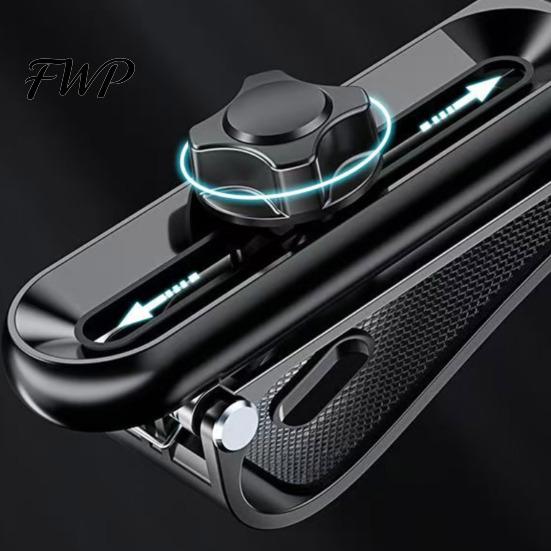 Anti-slip Phone Holder Sun Visor Secure Car Mount Anti-Slip Clamp Rotatable 360-Degree Adjustable for Most Smartphones Mobile