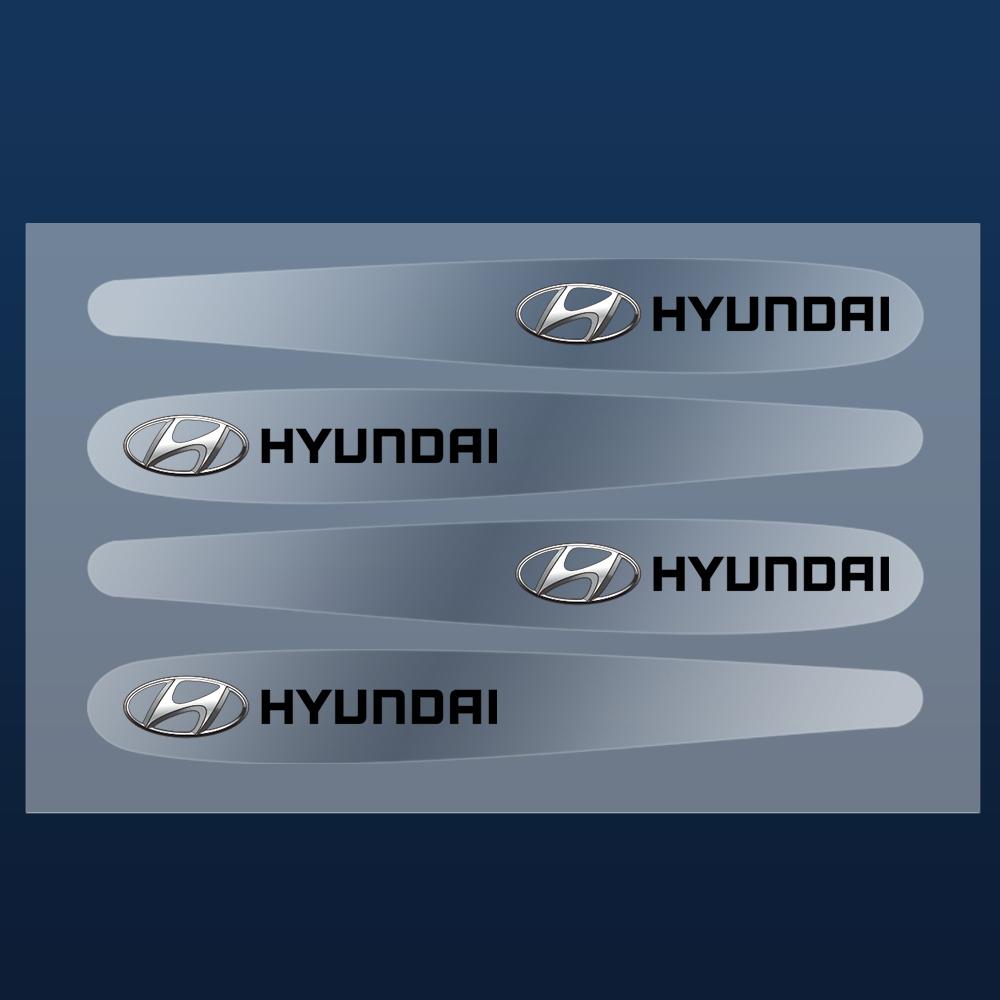 4/8Pcs Universal Car Door Bowl Anti-scratch Sticker Clear Door Bowl Handle Protection Sticker Auto Accessories For Hyundai I10 vf1